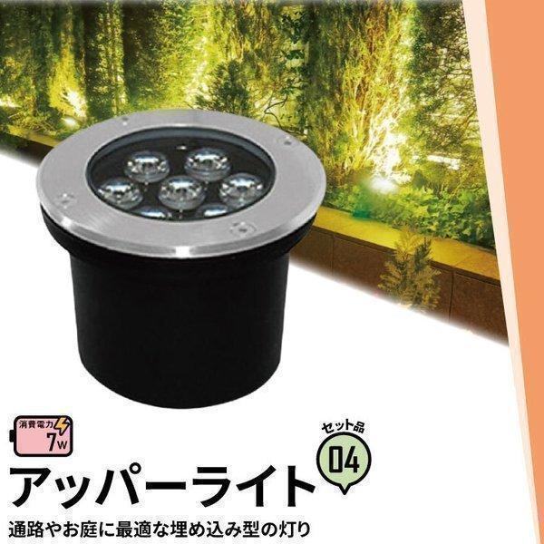 Beamtec 4個セット アッパーライト ガーデンライト 屋外 防水
