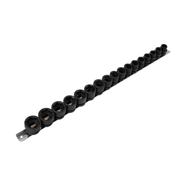 Laser-6486 ロープロファイル 1/2D  インパクトソケットセット 17pc