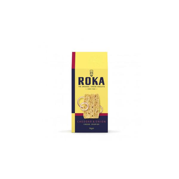 ROKA ロカ チーズクリスプ ・チェダー＆オニオン 12入 輸入菓子