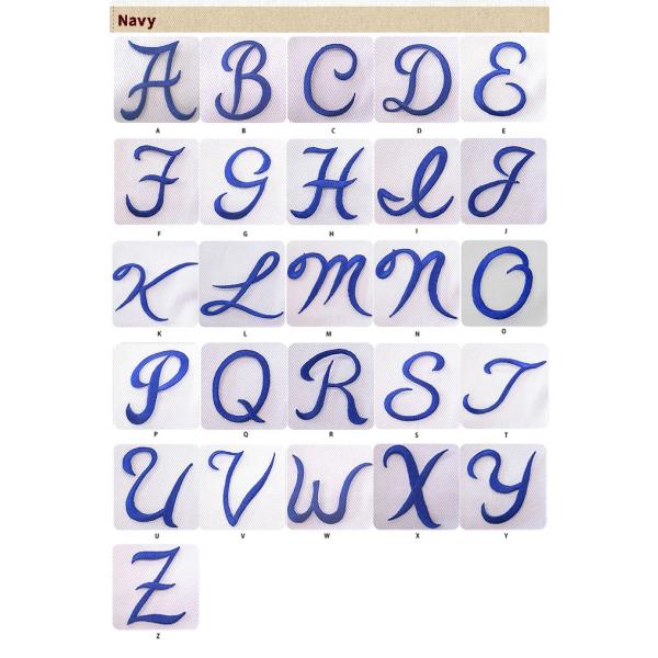 文字ワッペン アルファベット 筆記体 大 O Z 1枚 名前 アイロン 男の子 女の子 名入れ お名前 文字 アップリケ Cp Buyee Buyee 日本の通販商品 オークションの代理入札 代理購入