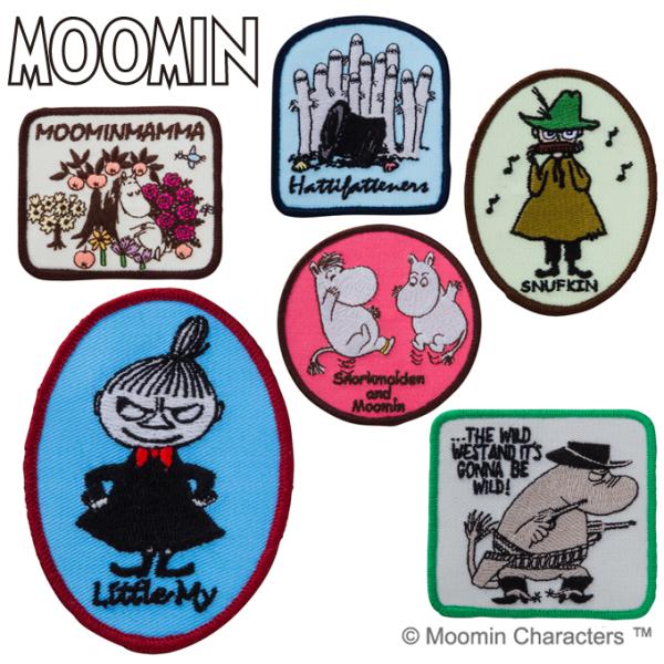 (未使用)ムーミン　bull'sの刺繍タグワッペン3枚セット。 MOOMIN ワッペン ムーミン ヴィンテージ アイロン シール