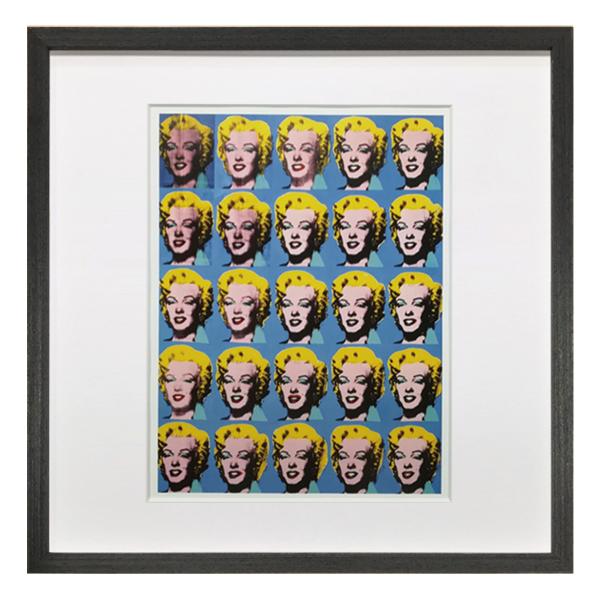 額装済/ポスター/マリリンモンロー グリーン/アンディ ウォーホル/インテリア 額縁付き アートポスター アンディ・ウォーホル Twenty-Five
