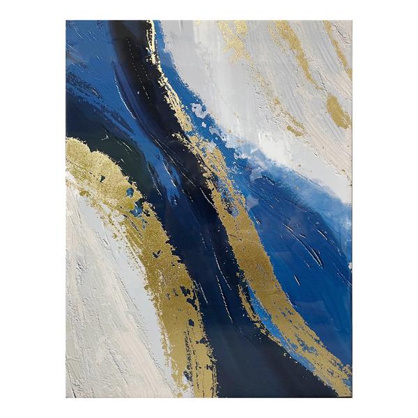 キャンバスアートLuce ルーチェ White, gold, blue アブストラクト