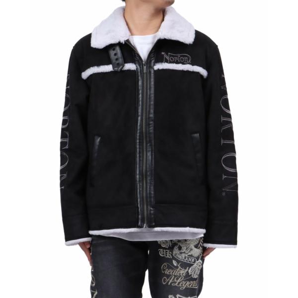 ノートン（NORTON） B-3ジャケット 253N1701 ビッグアームロゴ