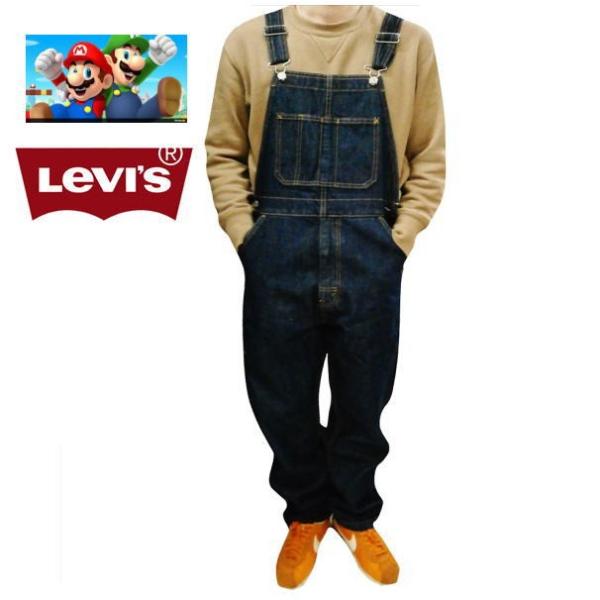 リーバイス Levi's X SUPER MARIO(スーパーマリオ) コラボ 791070002 ワンウォッシュデニム MARIO オーバーオール