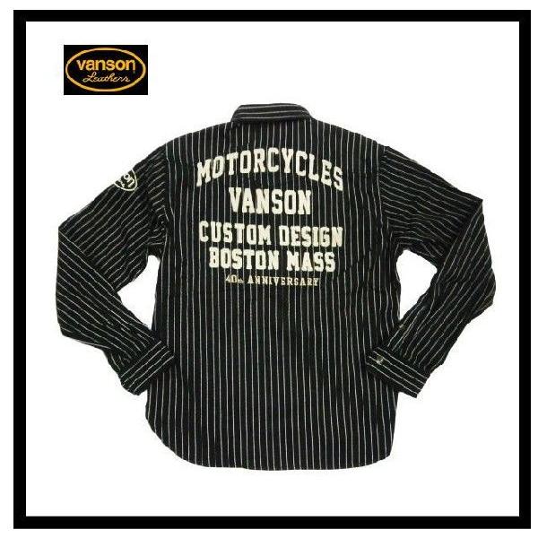 VANSON（バンソン） 長袖シャツ NVSL-407 「40周年記念モデル 