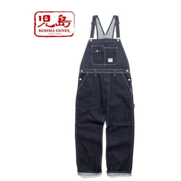 児島ジーンズ 13oz.デニムウォバッシュコンボオーバーオール RNB-1281 児島ジーンズ KOJIMA GENES オーバーオール RNB-1281 13oz.デニム