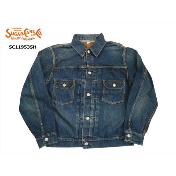 SUGAR CANE シュガーケーン SC11953SH デニムジャケット　XL SUGAR CANE CANE/シュガーケーン SC11953SH デニムジャケット 14.25oz