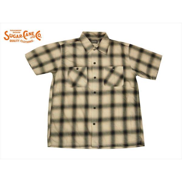 SUGAR CANE CANE/シュガーケーン 半袖シャツ SC38450 コットンツイル