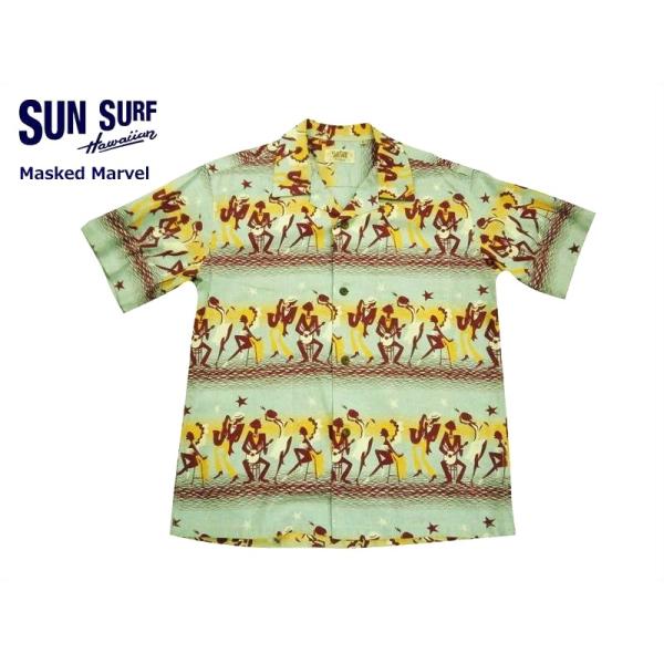 SUN SURF サンサーフ Masked Marvel 半袖シャツ SS38474 