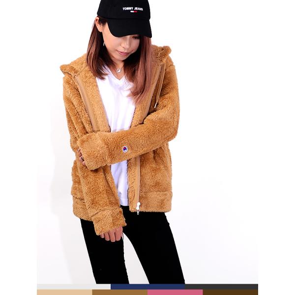 Champion チャンピオン ボア フリース パーカー レディース モコモコ ジップアップ 日本規格 Cw L604 Buyee Buyee Japanese Proxy Service Buy From Japan Bot Online
