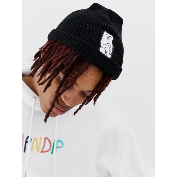 Ripndip リップンディップ キャップ ビーニー 猫 ニット帽 Lord Nermal Ribbed Beanie ニットキャップ 帽子 Rnd10 Rnd10 Rodeo Bros 2nd 通販 Yahoo ショッピング