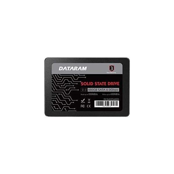 DATARAM 480GB 2.5インチ SSDドライブ ソリッドステートドライブ 
