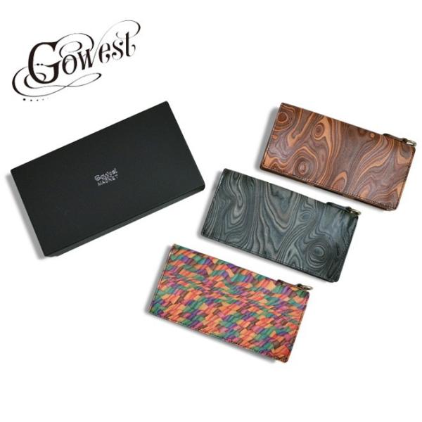 GOwest×MAGNET 二つ折り財布 ブラウン GOwest×MAGNET 二つ折り財布 ブラウン