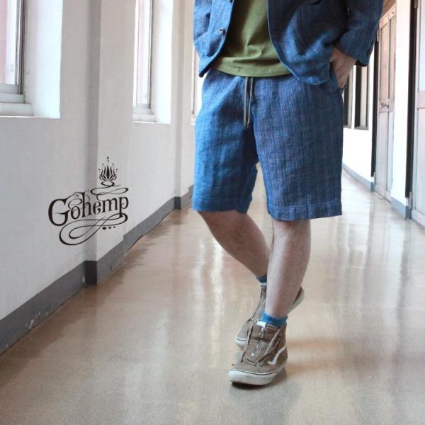 ゴーヘンプ GO HEMP gohemp ボトムス パンツ ショートパンツ GOOD DAY SHORTS / H/C DOBBY DENIM