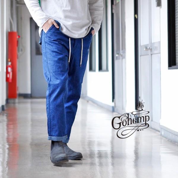 GOHEMP HARVESTER PANTS デニム　M GOHEMP（ゴーヘンプ） GO HEMP HARVESTER PANTS / H/C SLUB NEP 11oz