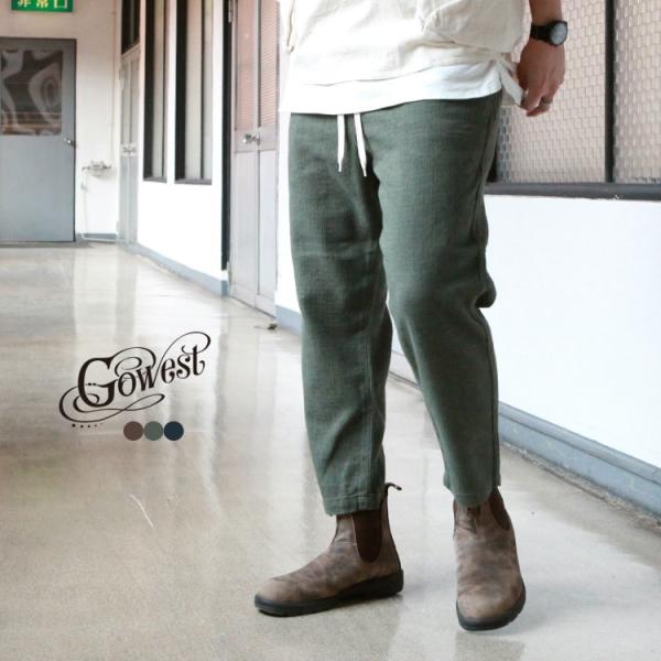 GOWEST ゴーウエスト E.G PANTS / C/L PRIPELA - triple wash - ボトムス パンツ