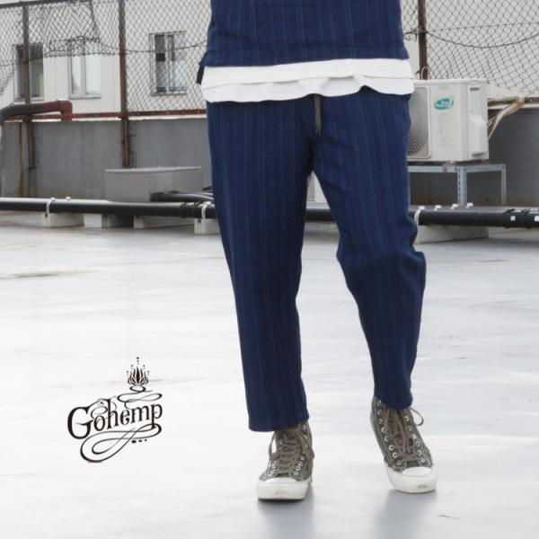 GO HEMP ダークブルー カーゴパンツ GOHEMP ゴーヘンプ GO HEMP gohemp ボトムス パンツ NEW DAY