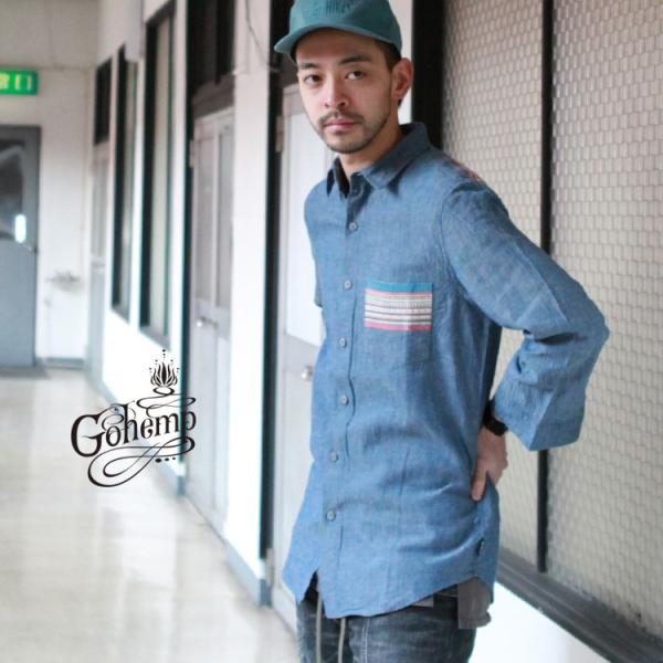 GOHEMP ゴーヘンプ GO HEMP gohemp トップス シャツ 3/4 SLEEVE