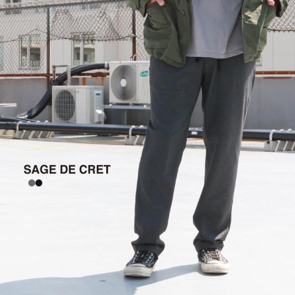 sage de cret サージュデクレ ウールイージーチェックパンツ sage de cret サージュデクレ ウールイージーチェックパンツ