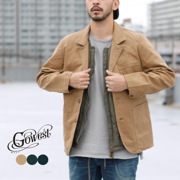 GOWEST（ゴーウエスト） WORK TAILORED JACKET : BROWN FLOOR - 通販 
