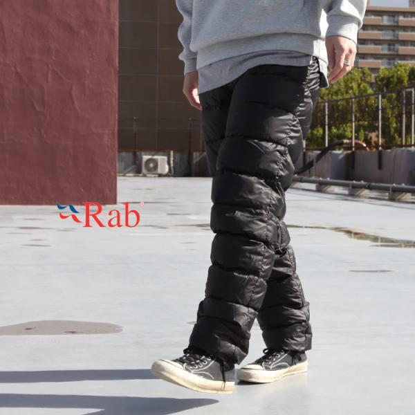 Rab ラブ ボトムス ダウンパンツ Argon Pants : BROWN FLOOR