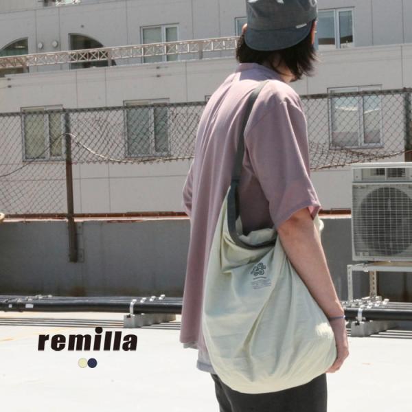 remilla レミーラ ランドリー バッグ ロールバッグ : BROWN
