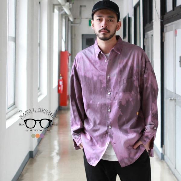 natal design（ネイタルデザイン） シャツ トップス BIG LOMAN : BROWN