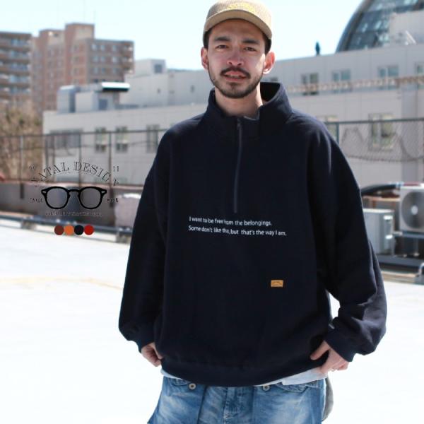 �l�C�^���f�U�C�� NATAL DESIGN �g�b�v�X C.C.SWEAT HALF ZIP