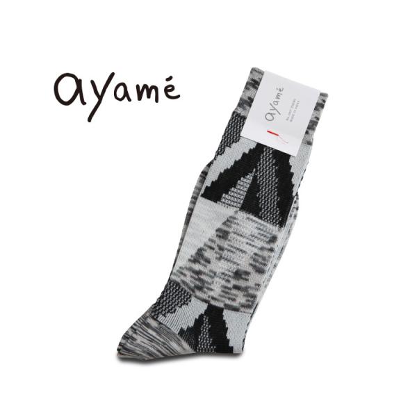 Ayame アヤメ 靴下 ソックス AYAME x C53 SAN 3 : BROWN FLOOR - 通販