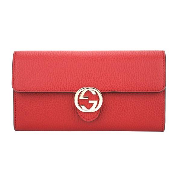 GUCCI グッチ 長財布 レッド 赤 598166 CAO0G 6420 : ブランド 
