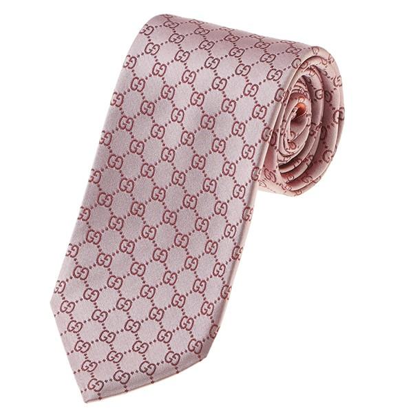 ✨️グッチ✨️ネクタイ　GG ピンク　インターロッキング GUCCI 並行輸入 グッチ ネクタイ 456520 5773メンズ ピンク系