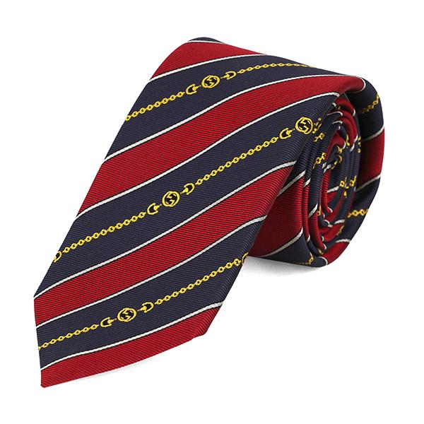 グッチ ネクタイ GUCCI インターロッキングG チェーン 643929 4E002 