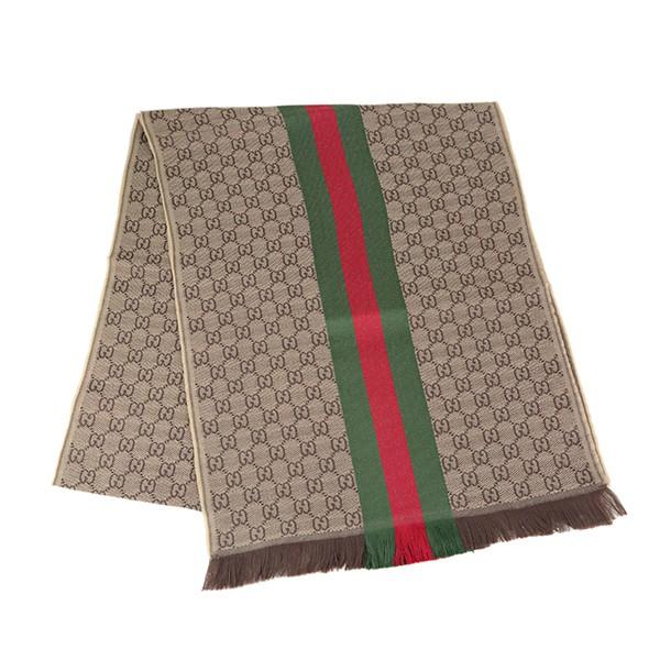 GUCCI グッチマフラーストールブラウン