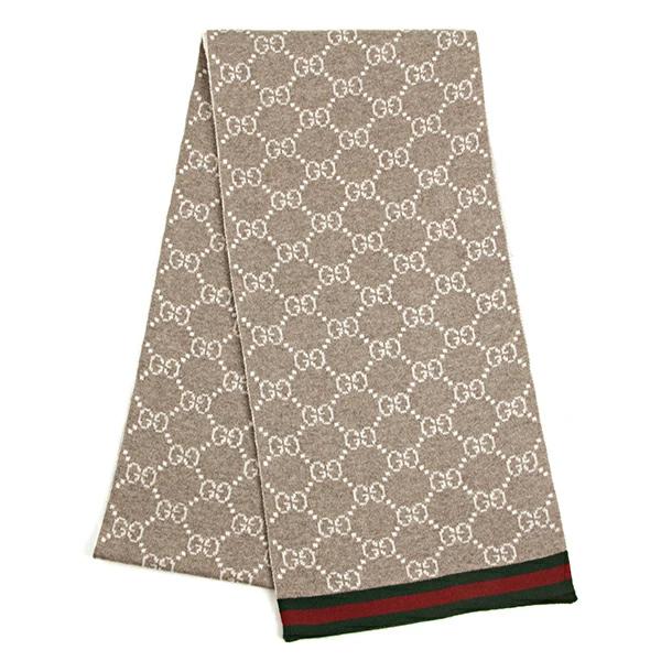 グッチ マフラー・ストール ブラウン GUCCI 325806 3G206 2878