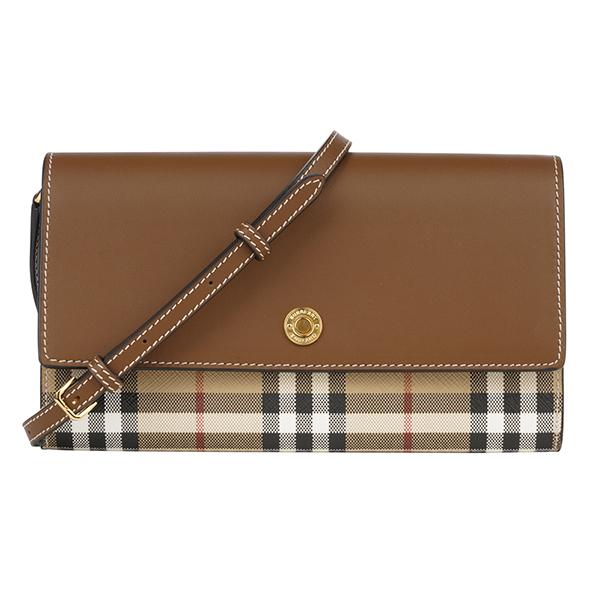 BURBERRY バーバリー 長財布 ヴィンテージチェック＆レザー
