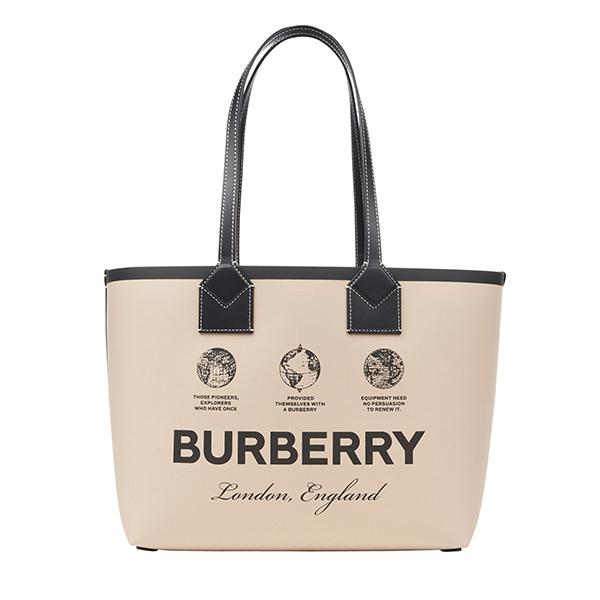 BURBERRY バーバリー トートバッグ ラベルプリント 8063120 BURBERRY バーバリー トートバッグ ラベルプリント 8063120