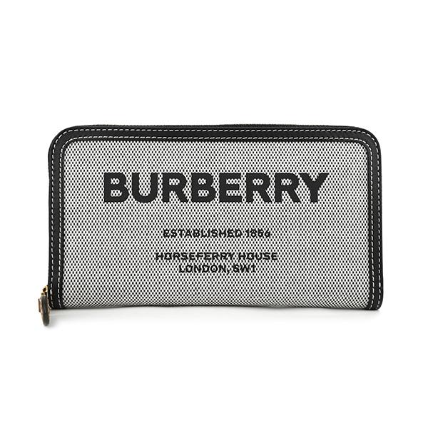 バーバリー 長財布(ラウンドファスナー) BURBERRY ホースフェリー 