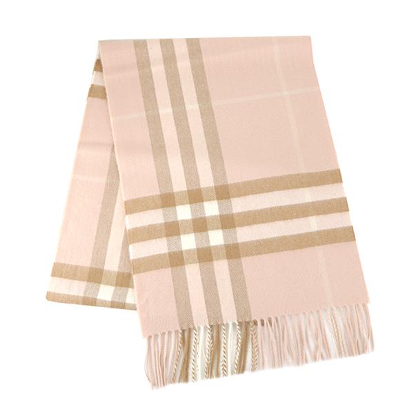 BURBERRY チェック柄マフラー ピンク バーバリー BURBERRY マフラー ピンク チェック レディース