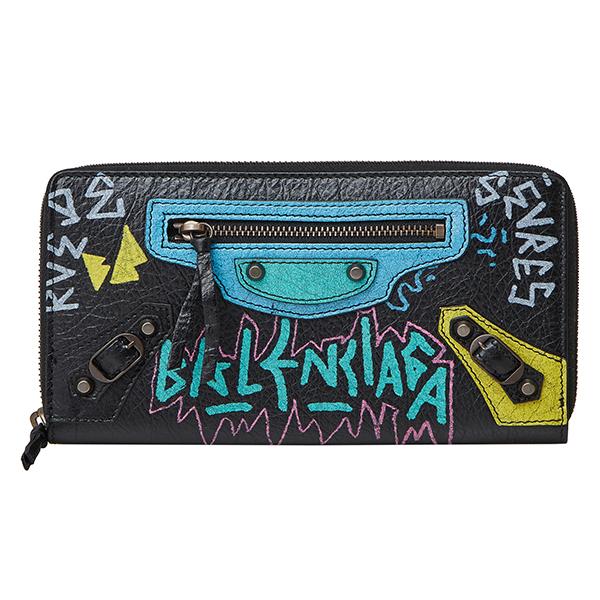 [新品未使用] BALENCIAGA ネオクラシック ラウンドジップ 長財布 GUCCI×BALENCIAGA グッチ×バレンシアガ ネオクラシック ジップ