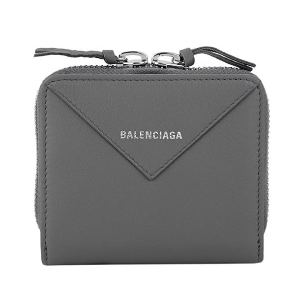 新品　BALENCIAGA　バレンシアガ　折り財布　2つ折り財布　グレー BALENCIAGA 二つ折り財布 グレー