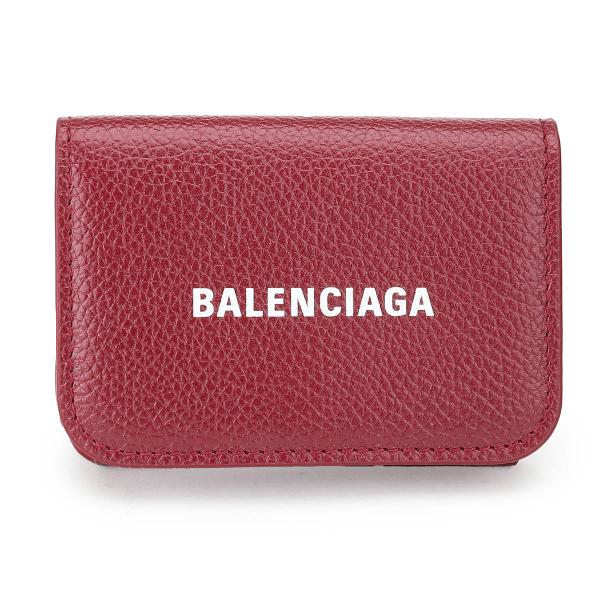 並行輸入 バレンシアガ 3つ折り財布 BALENCIAGA キャッシュ 593813 1IZI3 6091 ユニセックス レッド 赤 爆買