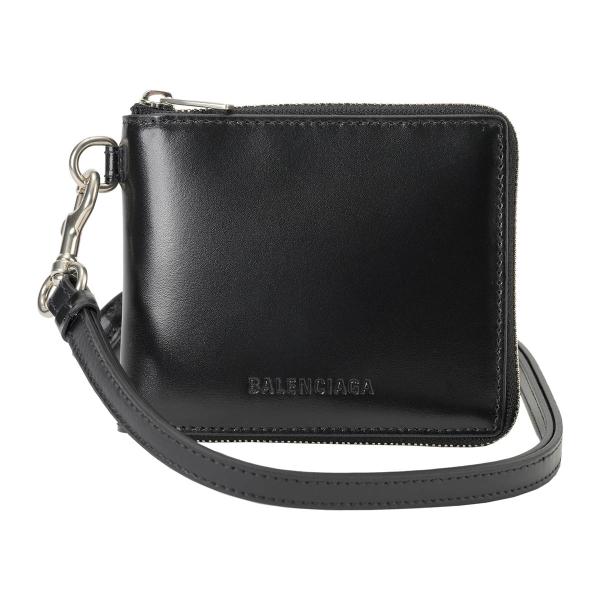BALENCIAGA ブラック 二つ折り財布 BALENCIAGA 並行輸入 バレンシアガ 2つ折り財布 エッセンシャル