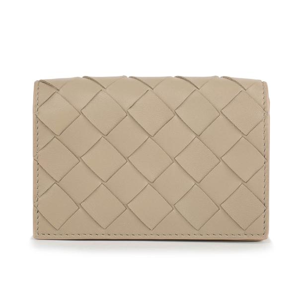 並行輸入 ボッテガヴェネタ カードケース BOTTEGA VENETA イントレチャート BUSINESS CARD CASE 814091 VCPPU 9675 レディース グレージュ