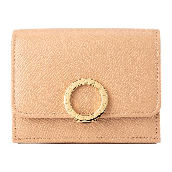 BVLGARI ブルガリ 3つ折り財布 ベージュ 291022 : ブランド