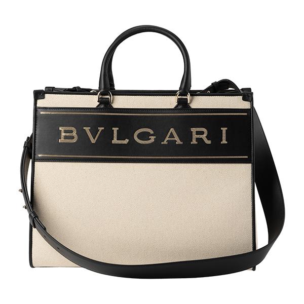 BVLGARI ブルガリ トートバッグ ロゴ 291105 : ブランド