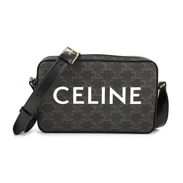 セリーヌ ショルダーバッグ ブラック 黒 ブラウン 茶 CELINE 194502
