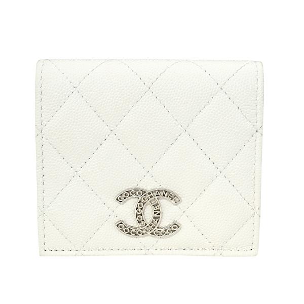 CHANEL（シャネル） 並行輸入 2つ折り財布 キャビアスキン CHANEL