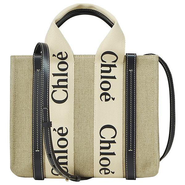 Chloe クロエ トートバッグ ウッディ CHC22AS397I26 91J