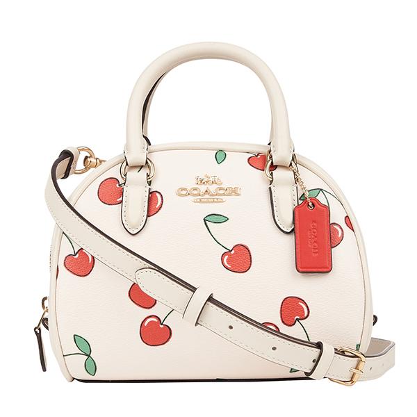 COACH コーチ ハンドバッグ ハート チェリー プリント CF421 IMCAH 